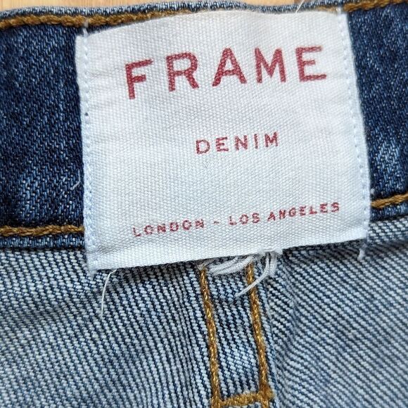 FRAME L'Homme Slim Fit Heritage Jeans in Melvin 139021 sz 33 x 32 - Picture 15 of 16